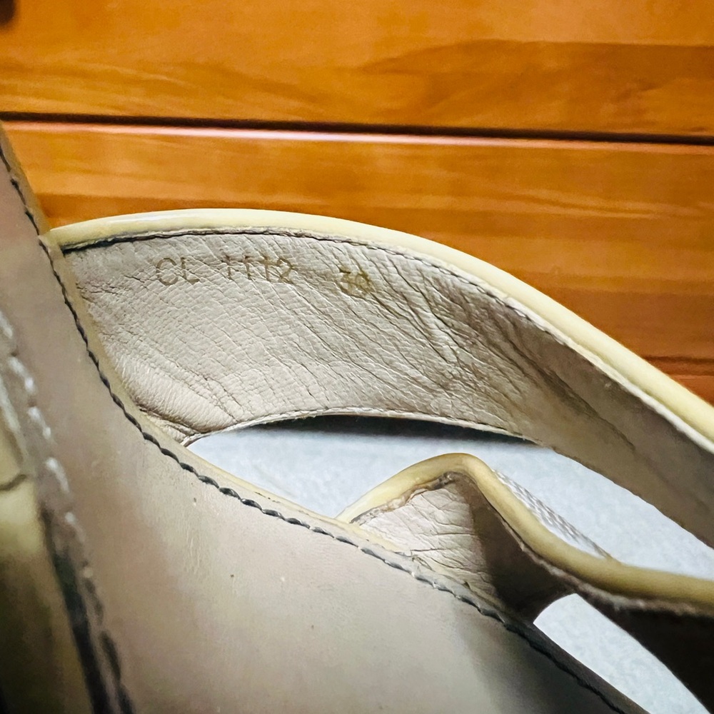 Louis Vuitton Beige Monogram Canvas Espadrille Wedge Sandals - Picture 13 of 16